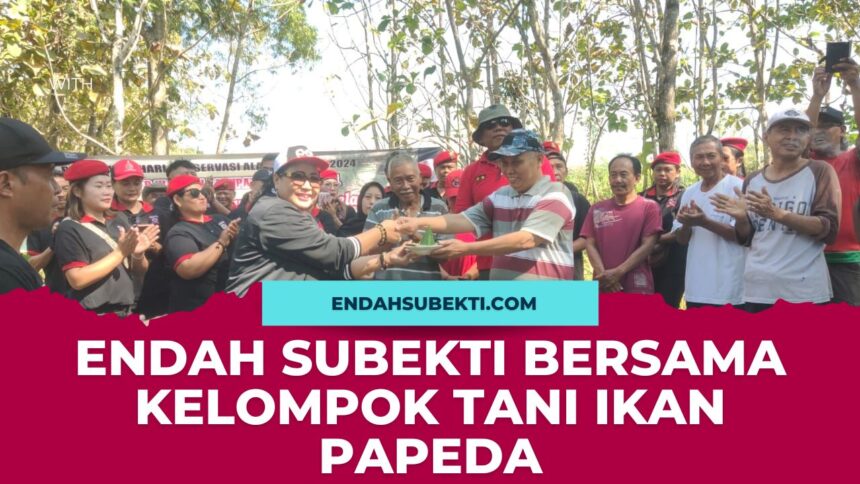 Endah Subekti Bersama Kelompok Tani Ikan Papeda